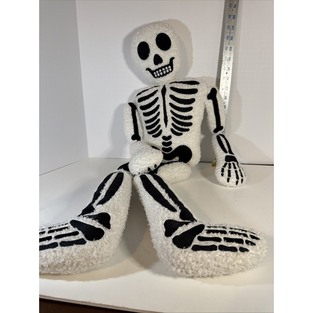 Oversized Skeleton Pillow unbranded 34" Long Viral Skeleton Pillow for Halloween - Picture 2 of 6